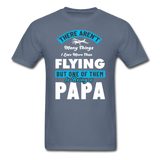 Love More Than Flying - Papa - Unisex Classic T-Shirt - denim