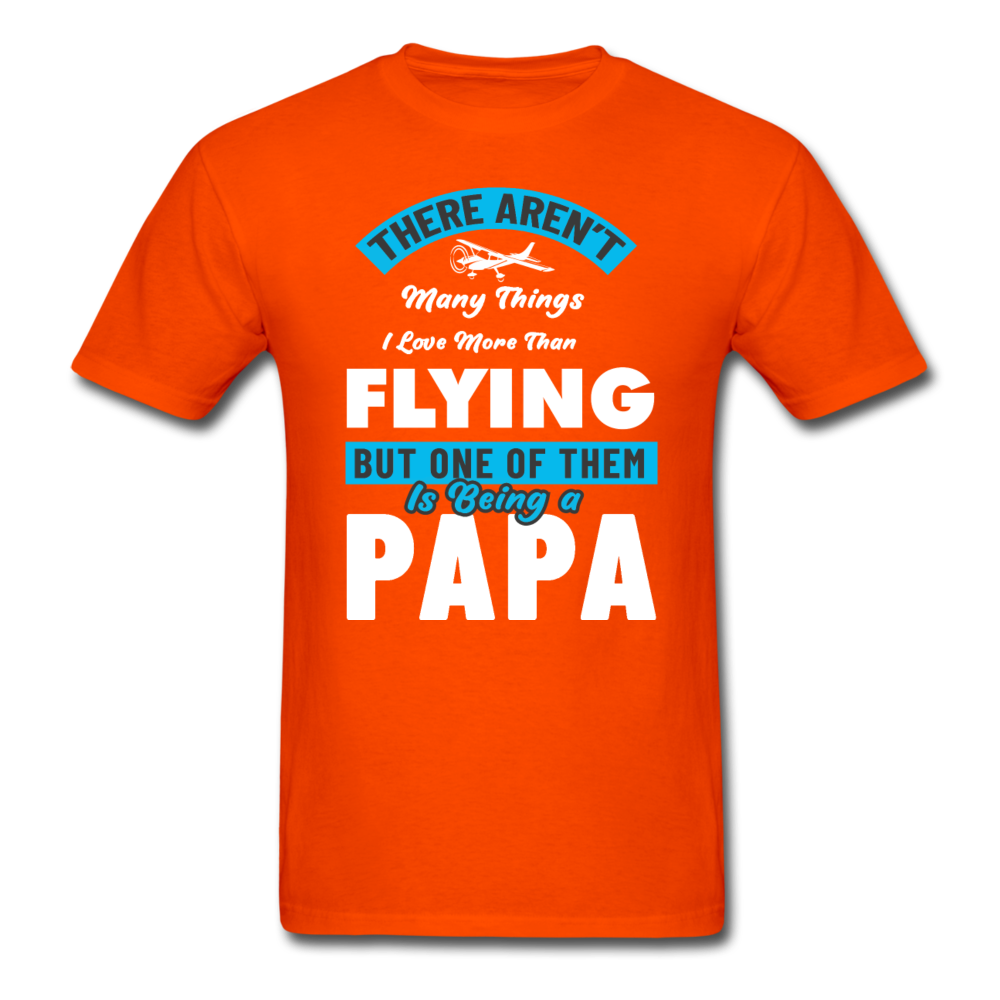 Love More Than Flying - Papa - Unisex Classic T-Shirt - orange