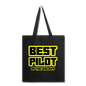 Best Pilot In The Galaxy - Tote Bag - black