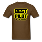 Best Pilot In The Galaxy - Unisex Classic T-Shirt - brown