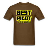 Best Pilot In The Galaxy - Unisex Classic T-Shirt - brown