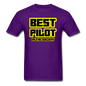 Best Pilot In The Galaxy - Unisex Classic T-Shirt - purple