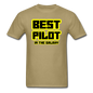 Best Pilot In The Galaxy - Unisex Classic T-Shirt - khaki