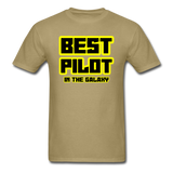 Best Pilot In The Galaxy - Unisex Classic T-Shirt - khaki