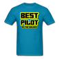 Best Pilot In The Galaxy - Unisex Classic T-Shirt - turquoise