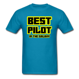 Best Pilot In The Galaxy - Unisex Classic T-Shirt - turquoise