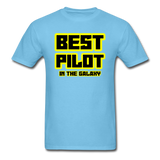 Best Pilot In The Galaxy - Unisex Classic T-Shirt - aquatic blue