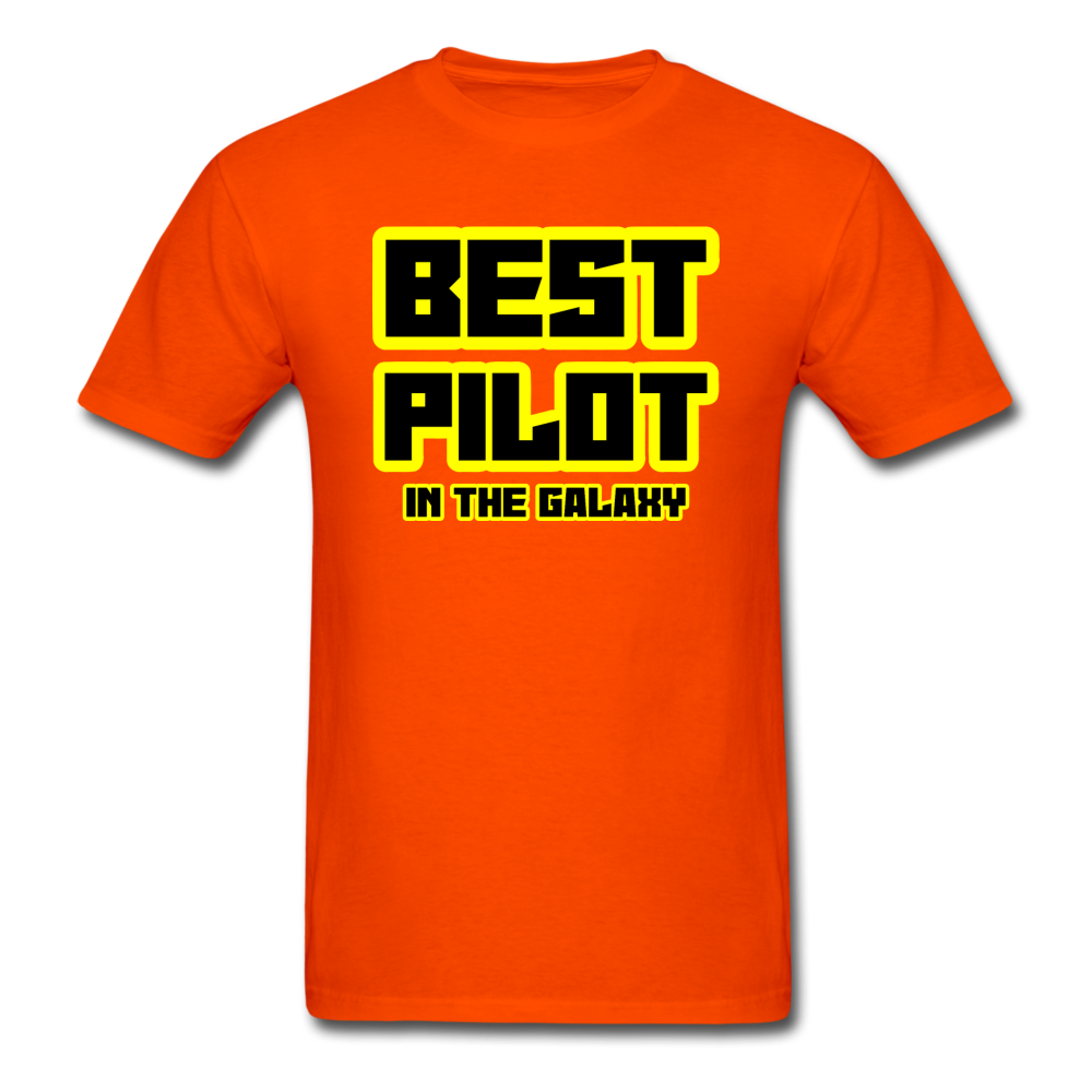 Best Pilot In The Galaxy - Unisex Classic T-Shirt - orange