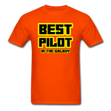 Best Pilot In The Galaxy - Unisex Classic T-Shirt - orange