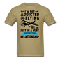 Not Addicted To Flying - Black - Unisex Classic T-Shirt - khaki