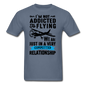 Not Addicted To Flying - Black - Unisex Classic T-Shirt - denim