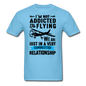 Not Addicted To Flying - Black - Unisex Classic T-Shirt - aquatic blue