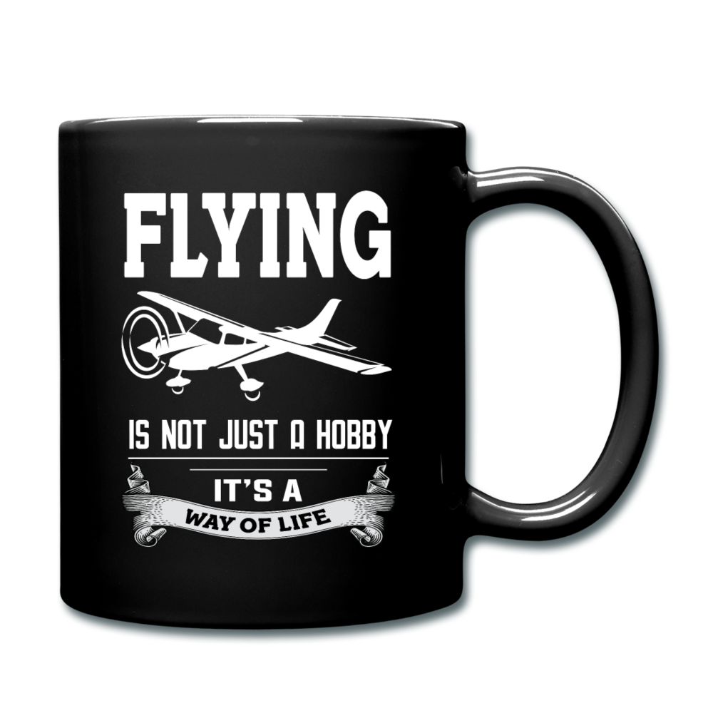 Flying - Way Of Life - White - Full Color Mug - black