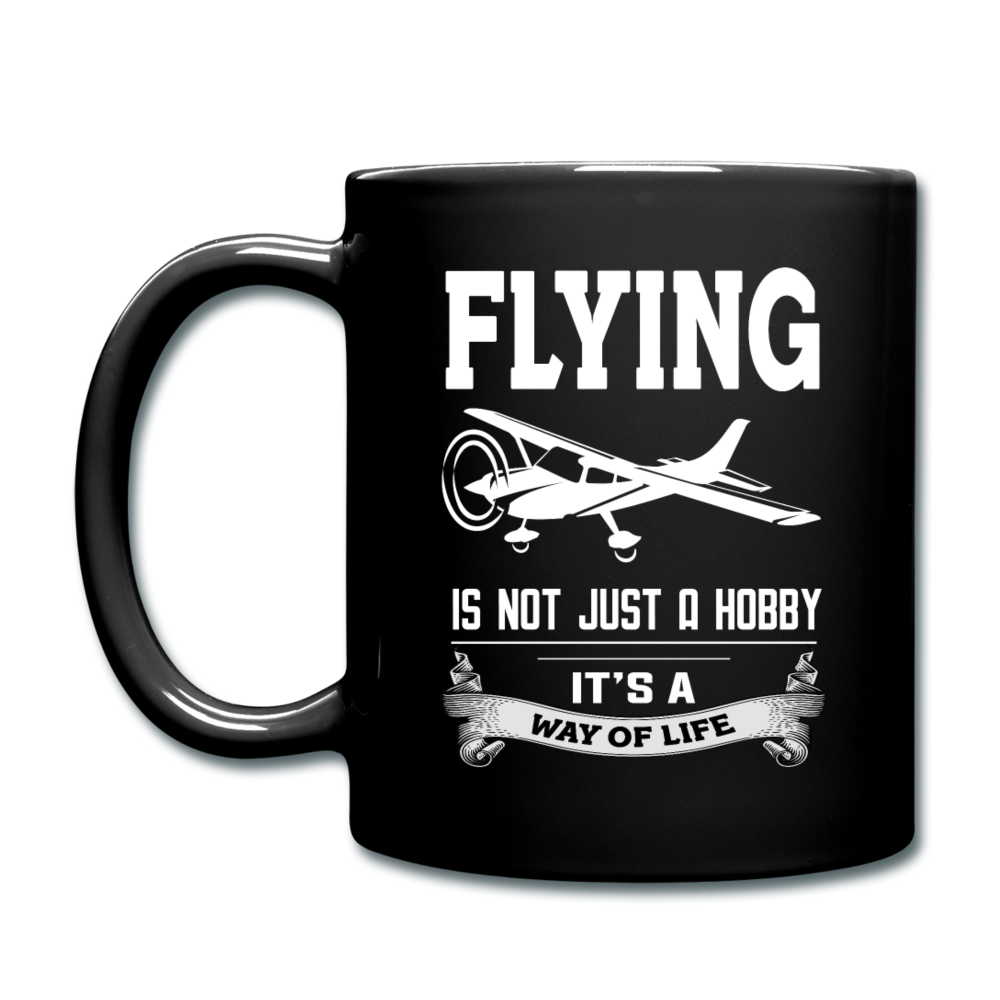 Flying - Way Of Life - White - Full Color Mug - black