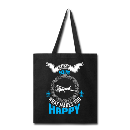 Do More Flying - Tote Bag - black