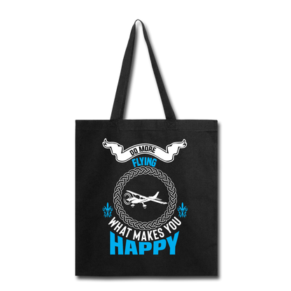 Do More Flying - Tote Bag - black