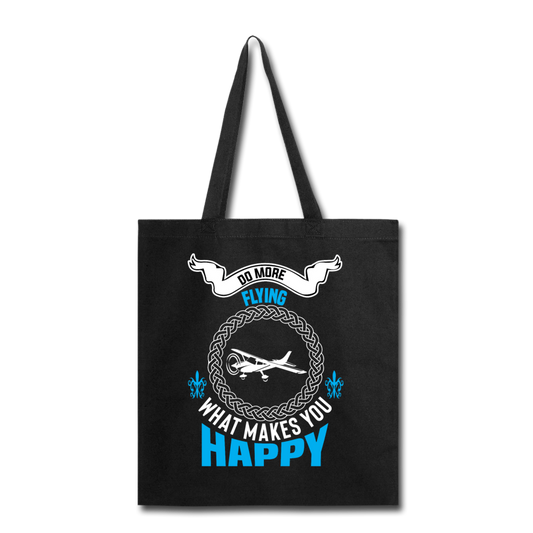 Do More Flying - Tote Bag - black