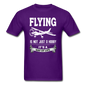 Flying - Way Of Life - White - Unisex Classic T-Shirt - purple