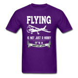 Flying - Way Of Life - White - Unisex Classic T-Shirt - purple