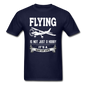 Flying - Way Of Life - White - Unisex Classic T-Shirt - navy