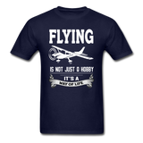 Flying - Way Of Life - White - Unisex Classic T-Shirt - navy