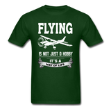 Flying - Way Of Life - White - Unisex Classic T-Shirt - forest green