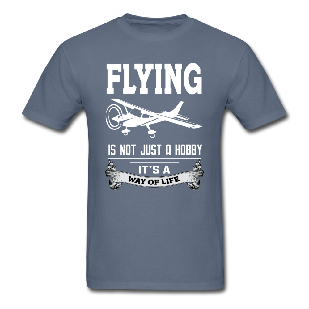 Flying - Way Of Life - White - Unisex Classic T-Shirt - denim