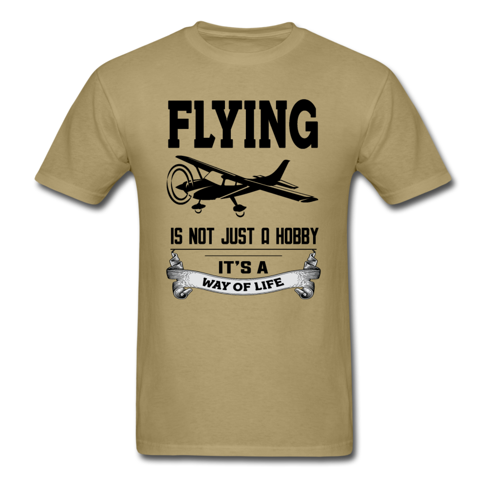 Flying - Way Of Life - Black - Unisex Classic T-Shirt - khaki