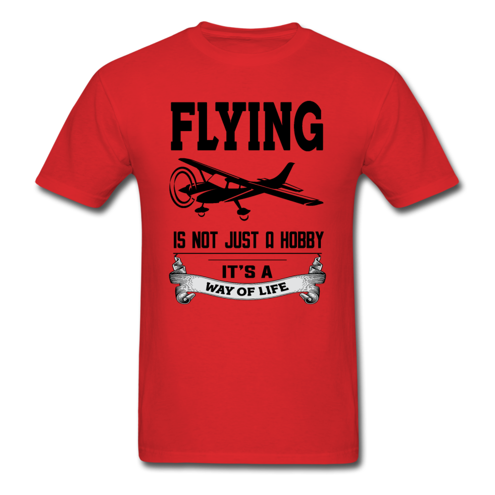 Flying - Way Of Life - Black - Unisex Classic T-Shirt - red