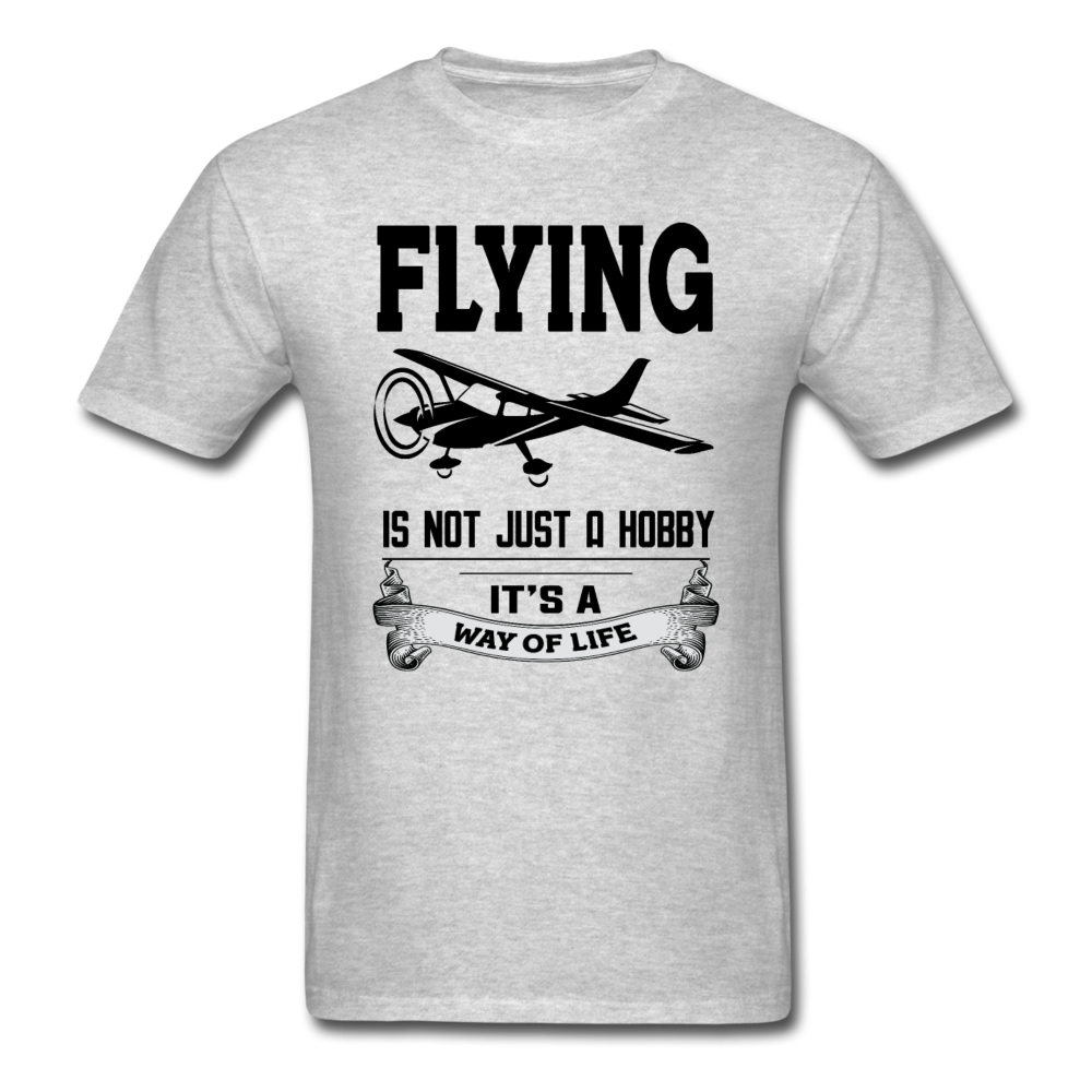 Flying - Way Of Life - Black - Unisex Classic T-Shirt - heather gray