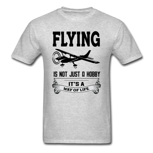 Flying - Way Of Life - Black - Unisex Classic T-Shirt - heather gray