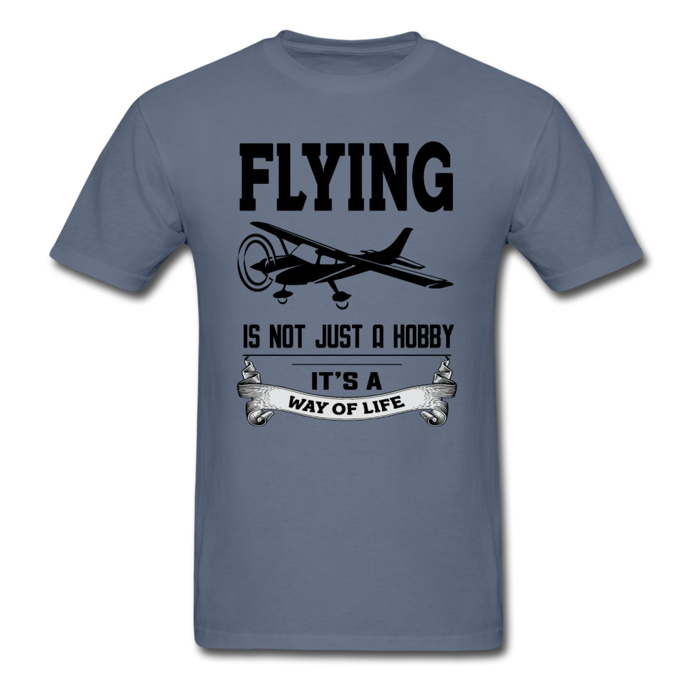 Flying - Way Of Life - Black - Unisex Classic T-Shirt - denim