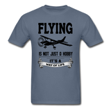 Flying - Way Of Life - Black - Unisex Classic T-Shirt - denim
