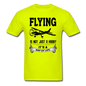 Flying - Way Of Life - Black - Unisex Classic T-Shirt - safety green