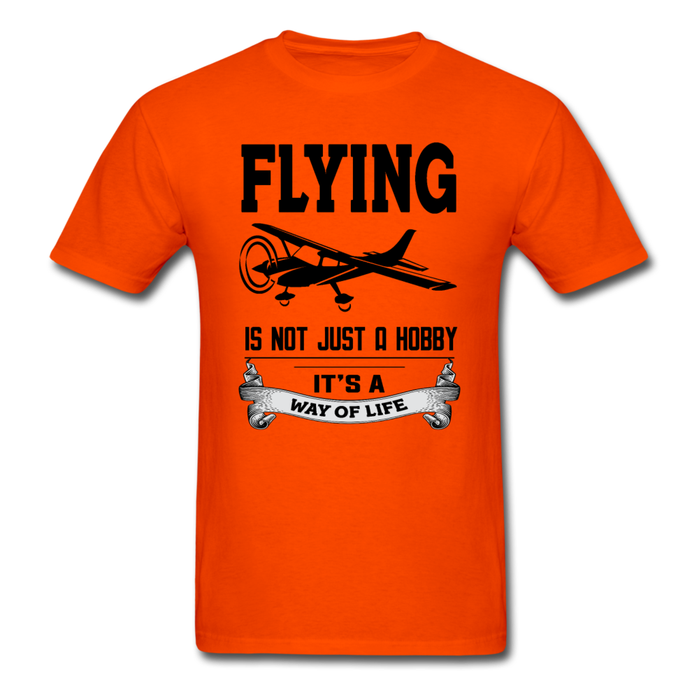 Flying - Way Of Life - Black - Unisex Classic T-Shirt - orange