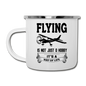 Flying - Way Of Life - Black - Camper Mug - white