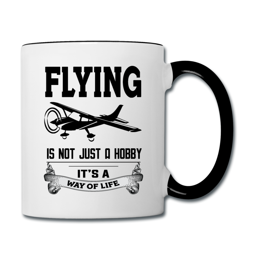 Flying - Way Of Life - Black - Contrast Coffee Mug - white/black