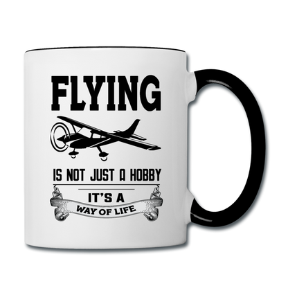 Flying - Way Of Life - Black - Contrast Coffee Mug - white/black