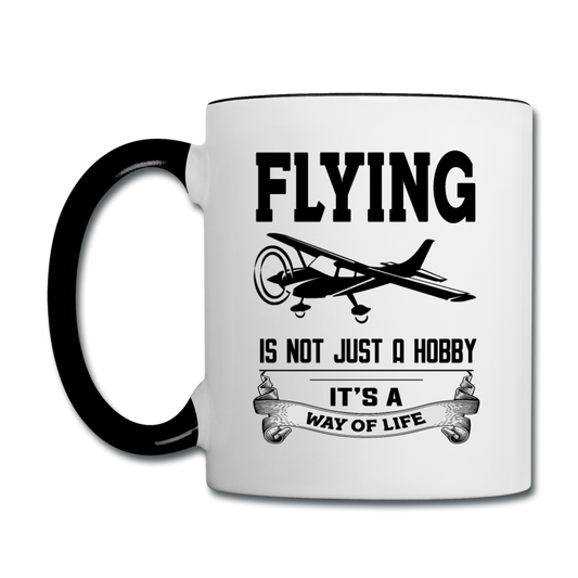 Flying - Way Of Life - Black - Contrast Coffee Mug - white/black