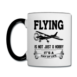 Flying - Way Of Life - Black - Contrast Coffee Mug - white/black