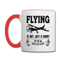 Flying - Way Of Life - Black - Contrast Coffee Mug - white/red