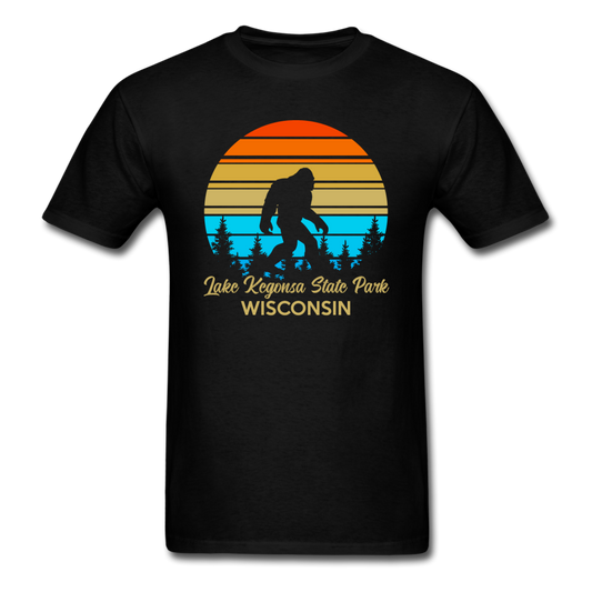 Bigfoot - WI - Lake Kegonsa - Unisex Classic T-Shirt - black