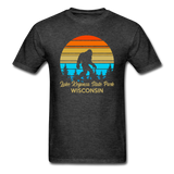 Bigfoot - WI - Lake Kegonsa - Unisex Classic T-Shirt - heather black