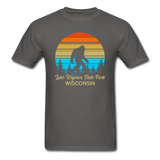 Bigfoot - WI - Lake Kegonsa - Unisex Classic T-Shirt - charcoal