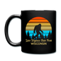 Bigfoot - WI - Lake Kegonsa - Full Color Mug - black