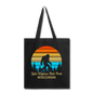 Bigfoot - WI - Lake Kegonsa - Tote Bag - black