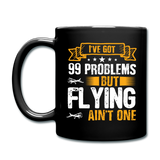 Flying - 99 Problems - Full Color Mug - black