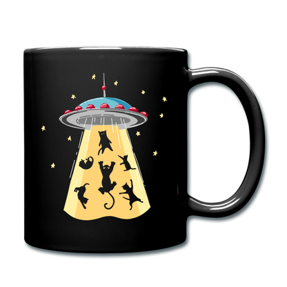 Cats - UFO - Full Color Mug - black