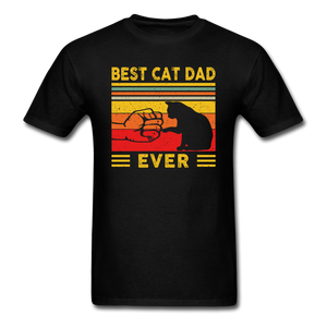 Best Cat Dad Ever - Fist Bump - Unisex Classic T-Shirt - black