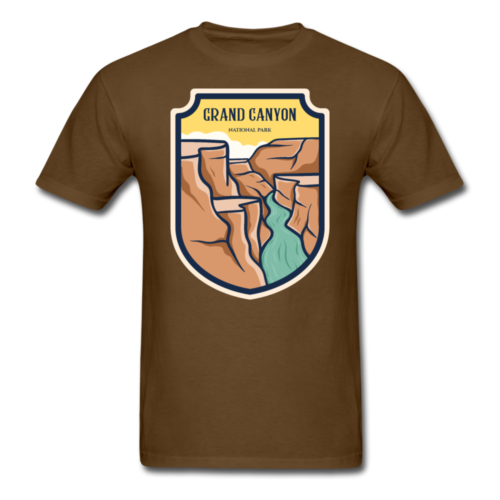 Grand Canyon - Badge - Unisex Classic T-Shirt - brown